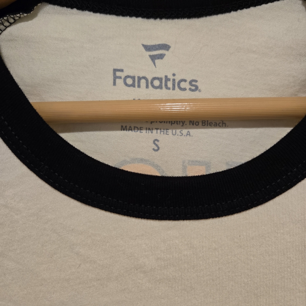 Fanatics Women Steelers 3/4 Sleeve Shirt - Black and Tan - Picture 3 of 3